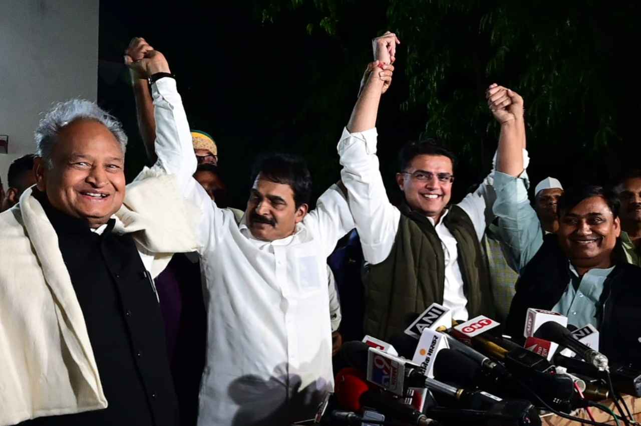 Controversy stopped in Rajasthan Congress