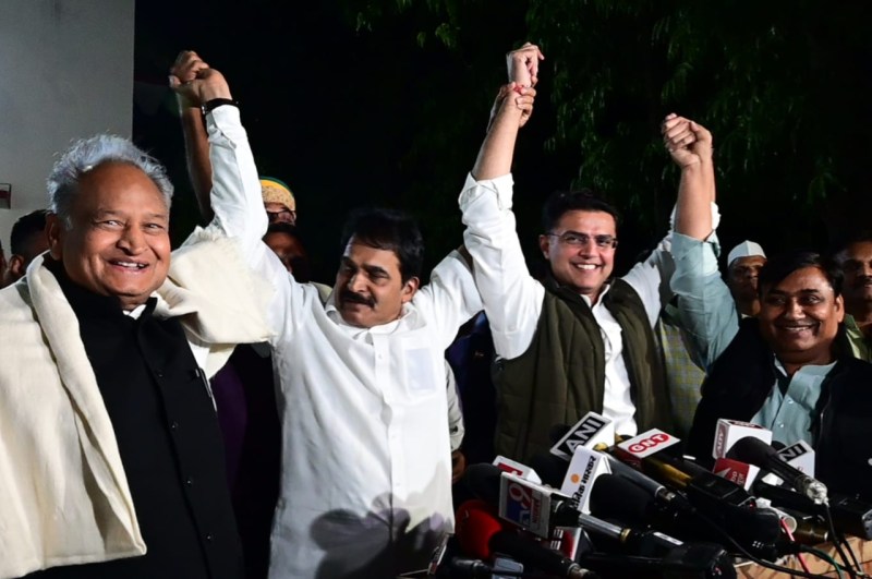 Controversy stopped in Rajasthan Congress