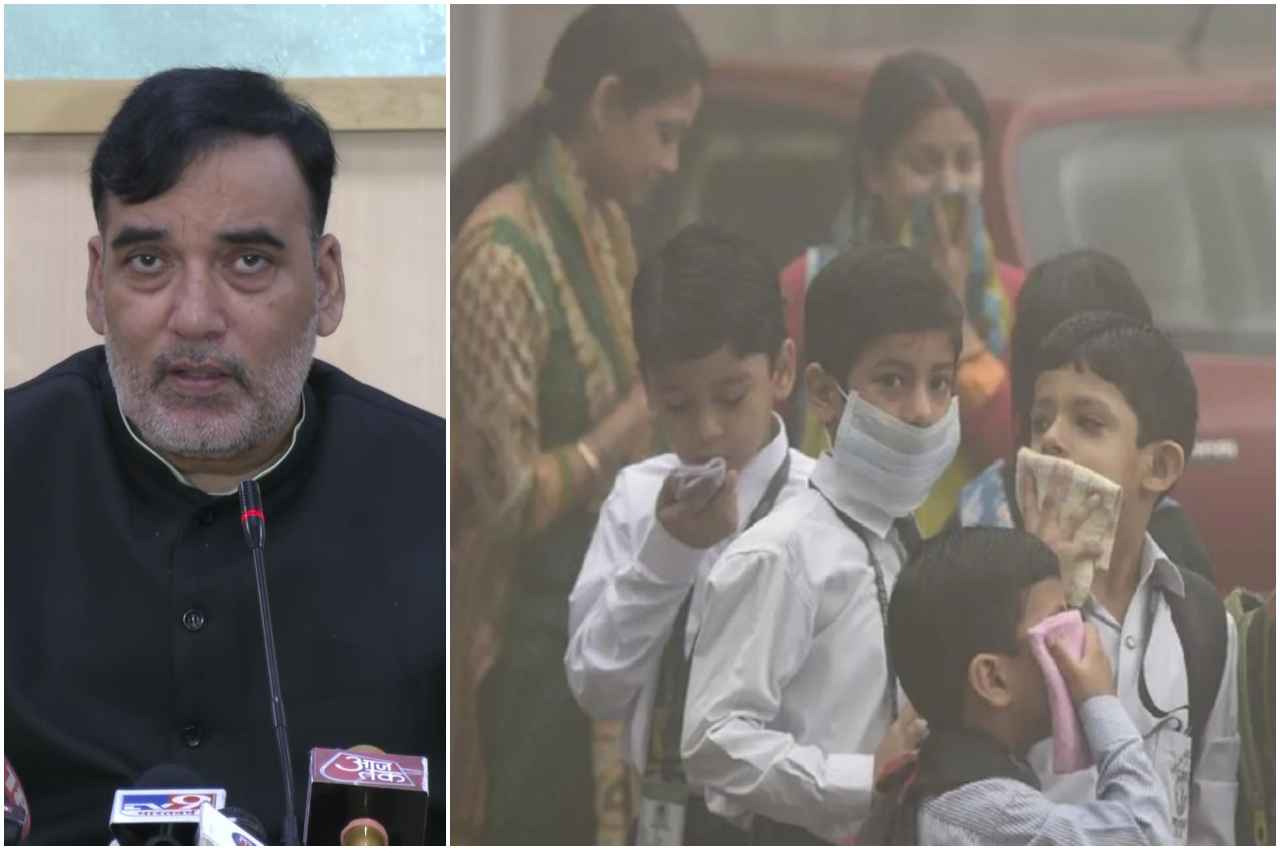 Delhi-NCR में प्रदूषण के बीच स्कूल खोलने की तैयारी, मंत्री ने वर्क फ्रॉम होम को लेकर दिया बड़ा बयान