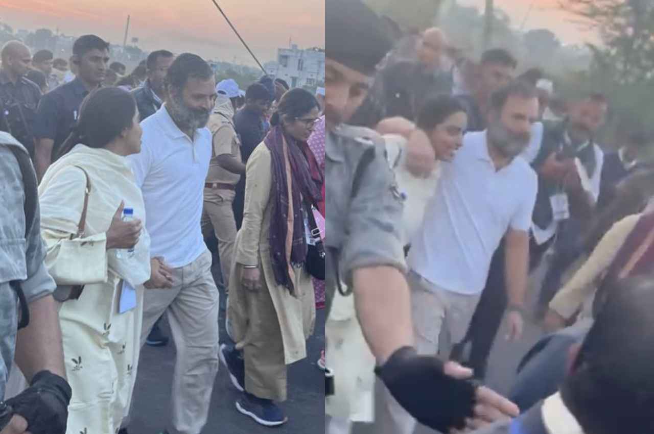 Bharat Jodo Yatra: दिव्या मदेरणा पहुंची महाराष्ट्र, राहुल गांधी संग चलीं पैदल, देखें Video