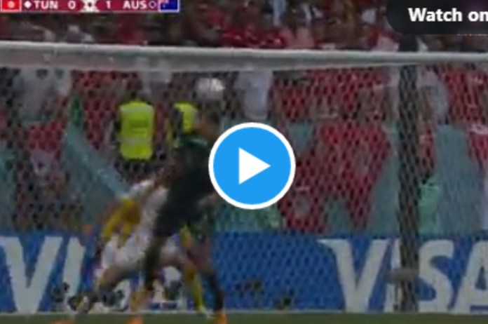 FIFA World Cup 2022 australia vs tunisia mitchell duke goal