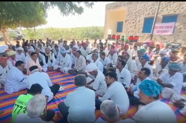 Farmers protest in Jalore