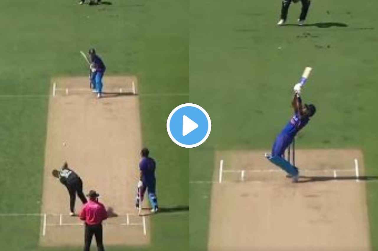 IND vs NZ: 'ये है श्रेयस अय्यर का क्लास' लॉकी फर्ग्यूसन की तेज बाउंसर पर नीचे झुककर मारा छक्का, देखें Video