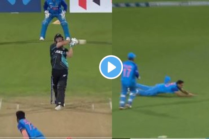 IND vs NZ 3rd ODI Mohammad Siraj Glenn Phillips