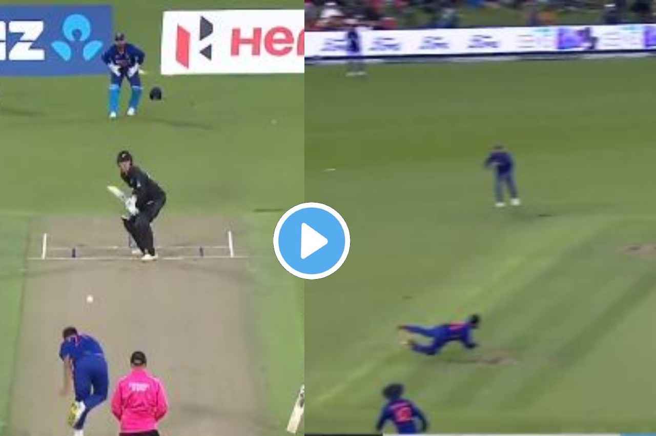 IND vs NZ: उमरान की रफ्तार से चकमा खा गए फिन एलेन, सूर्यकुमार यादव ने आगे कूदकर लपका खतरनाक कैच, देखें वीडियो