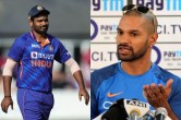 IND vs NZ ODI Sanju Samson Shikhar Dhawan