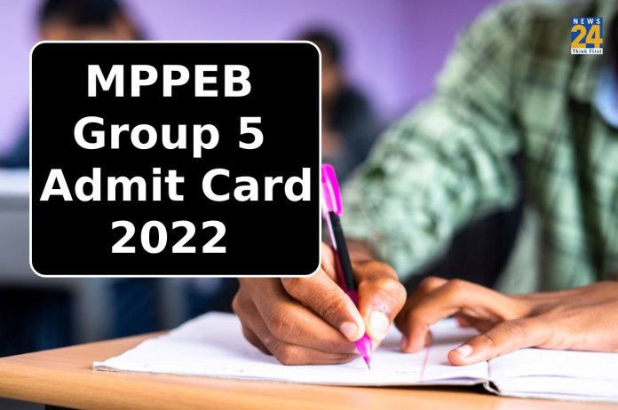 MPPEB group 5 admit card 2022