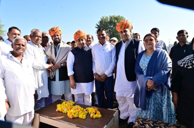 PCC Chief Govind Singh Dotasara reached Jhalawar