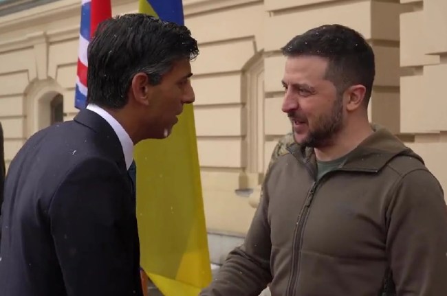 Rishi Sunak In Ukraine