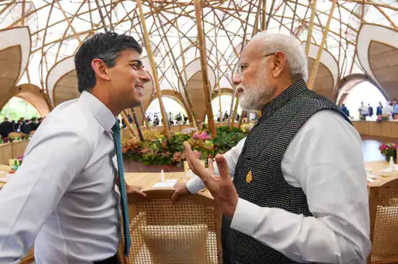 Rishi Sunak Meet With PM Modi