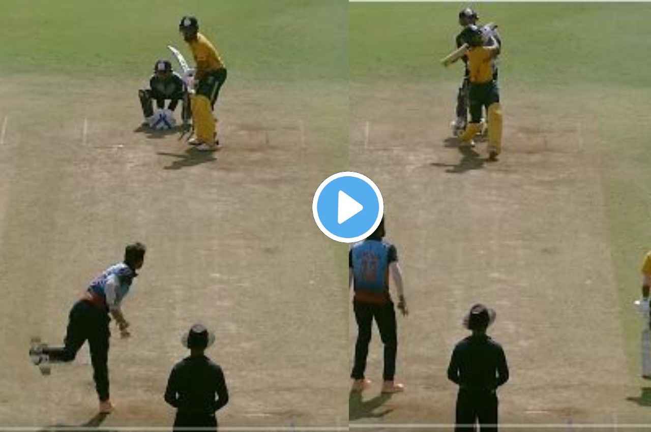 6,6,6,6,6nb,6,6... ऋतुराज ने मचाई तबाही, एक ओवर में ठोक डाले 43 रन, देखें Video