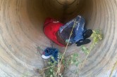 Taxi driver's body found in cement pipe