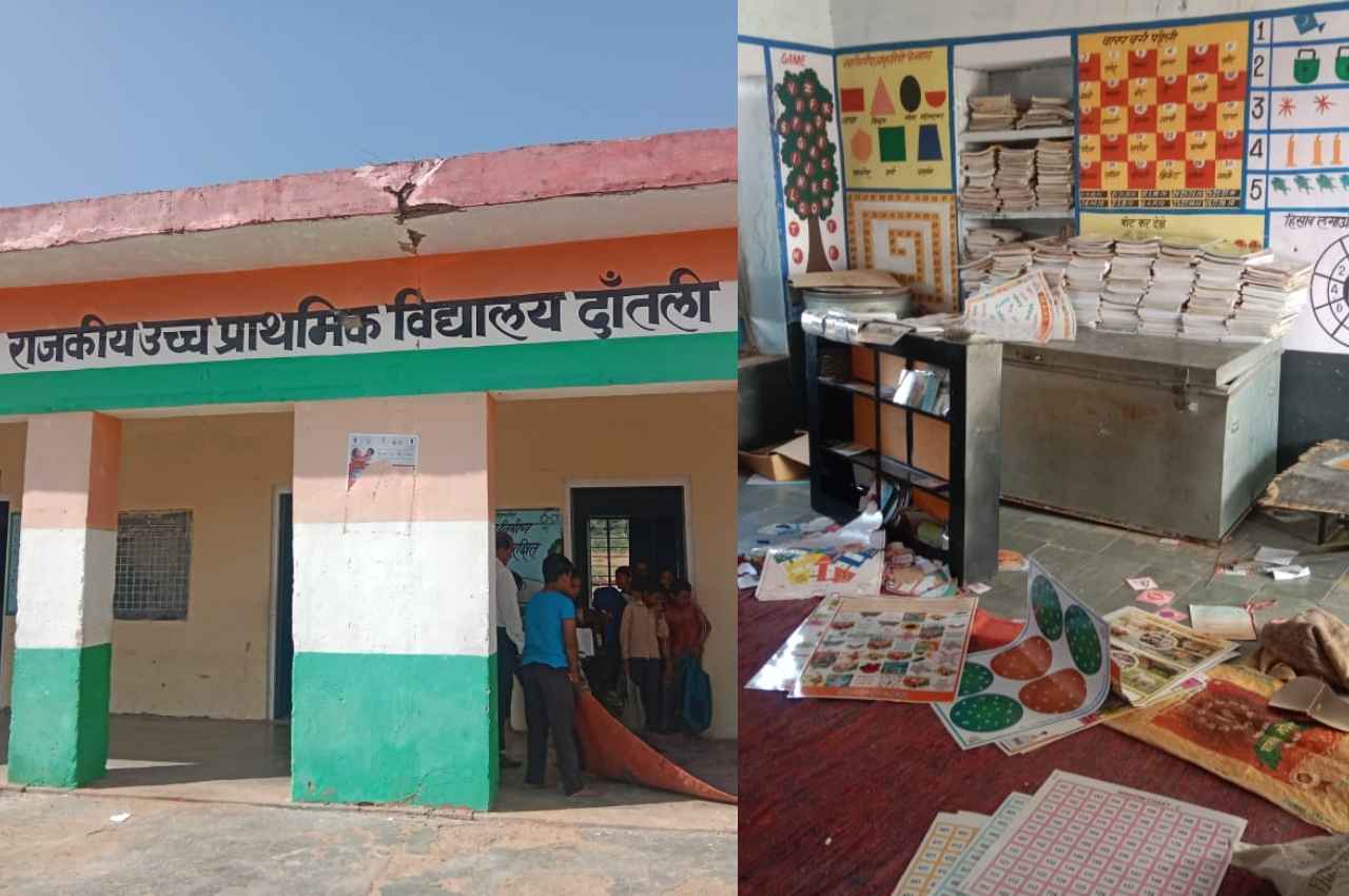 Karauli: सरकारी स्कूल में चोरों की धमाचौकड़ी, पोषाहार सहित अन्य सामान ले उड़े चोर