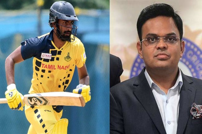 Vijay Hazare Trophy 2022 Jay Shah congratulates N N Jagdeeshan for 277 run big innings Vijay Hazare Trophy 2022 Jay Shah congratulates N N Jagdeeshan for 277 run big innings