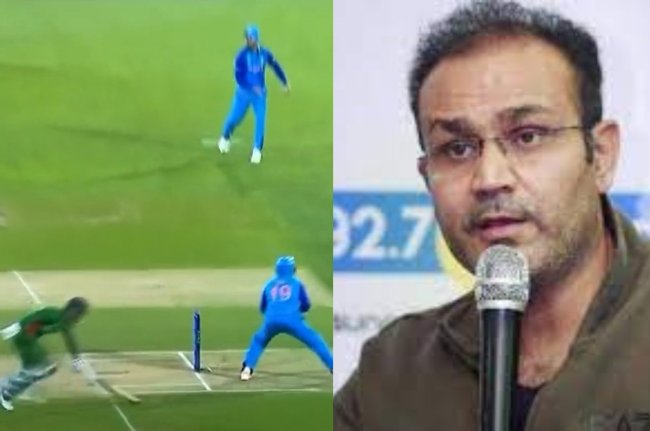 Virat Kohli Fake Fielding Virender Sehwag