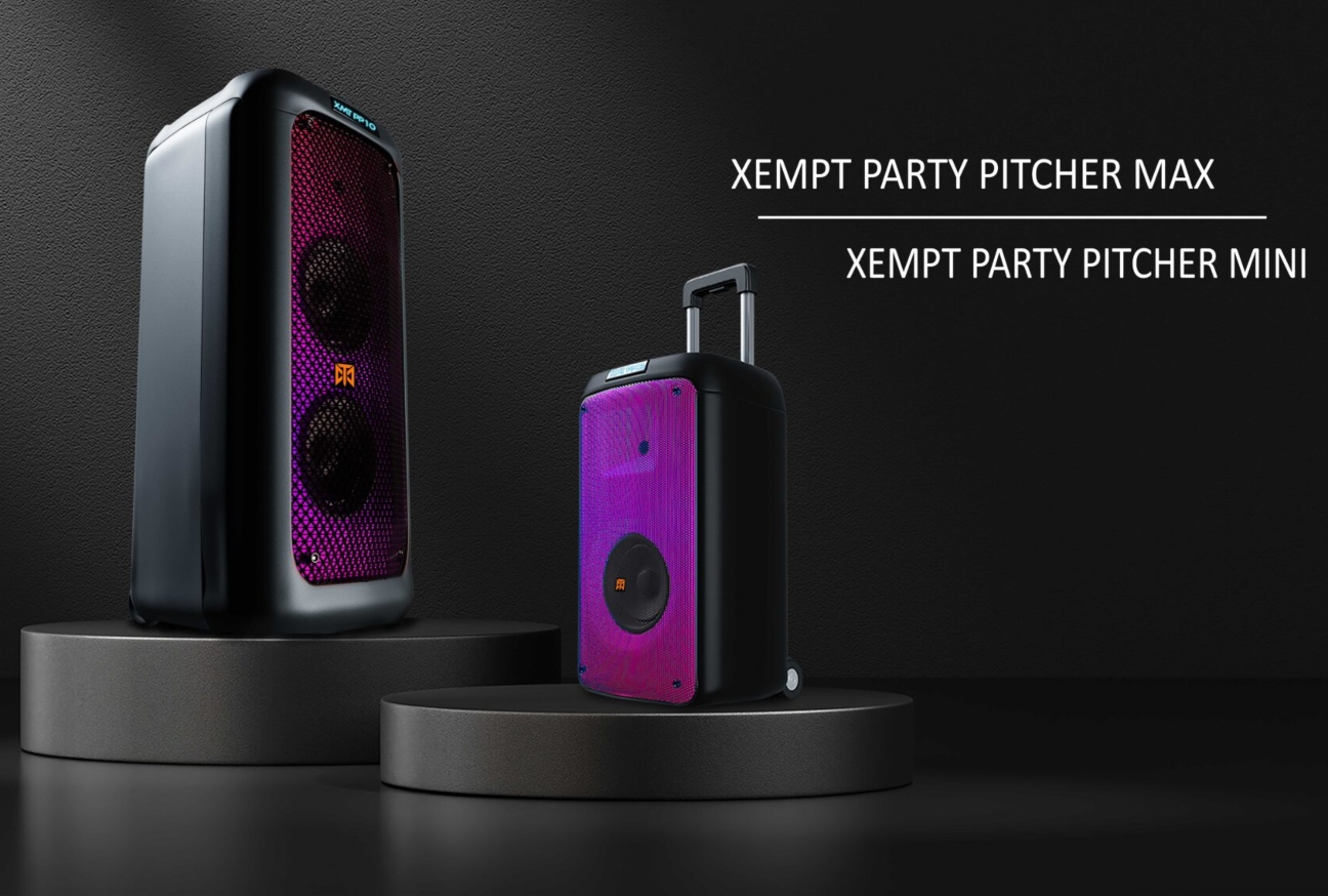 XEMPT PARTY PITCHER MAX, Speaker