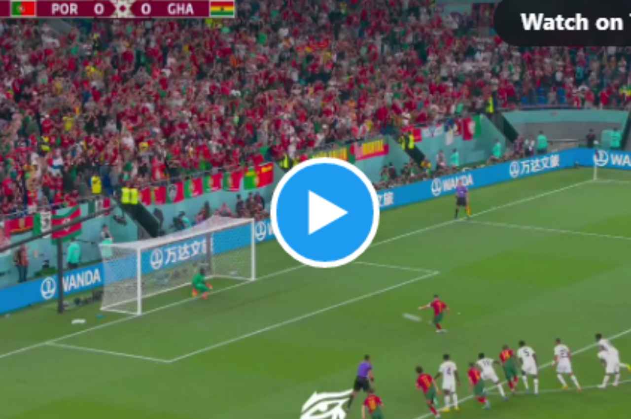 FIFA World Cup 2022: हवा को चीर रोनाल्डो ने दागा गोल, तालियों से गूंज उठा स्टेडियम, देखें वीडियो