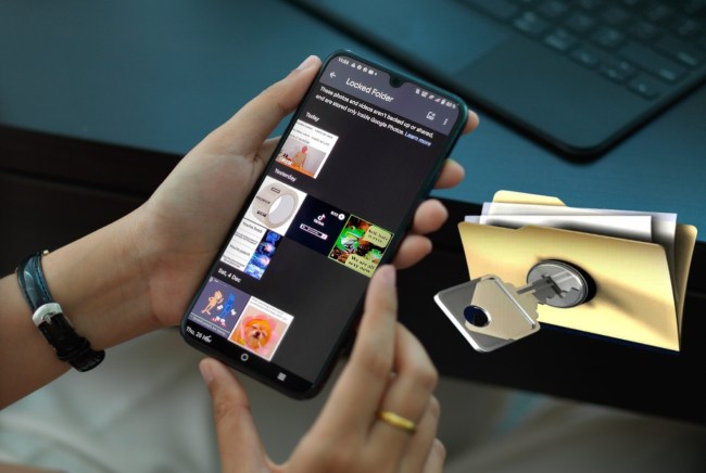 smartphone tips and tricks, hide folder