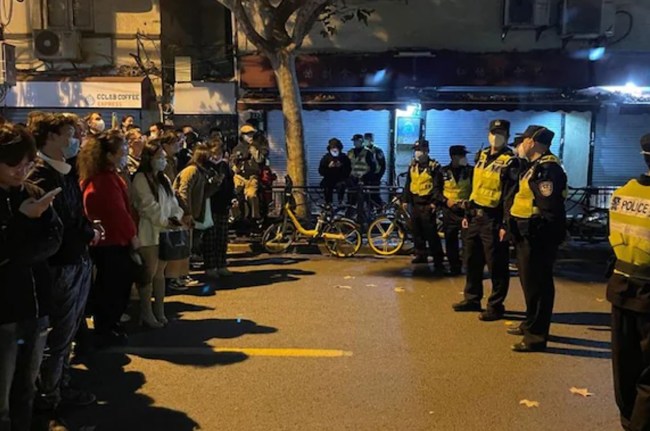 lockdown protests in China