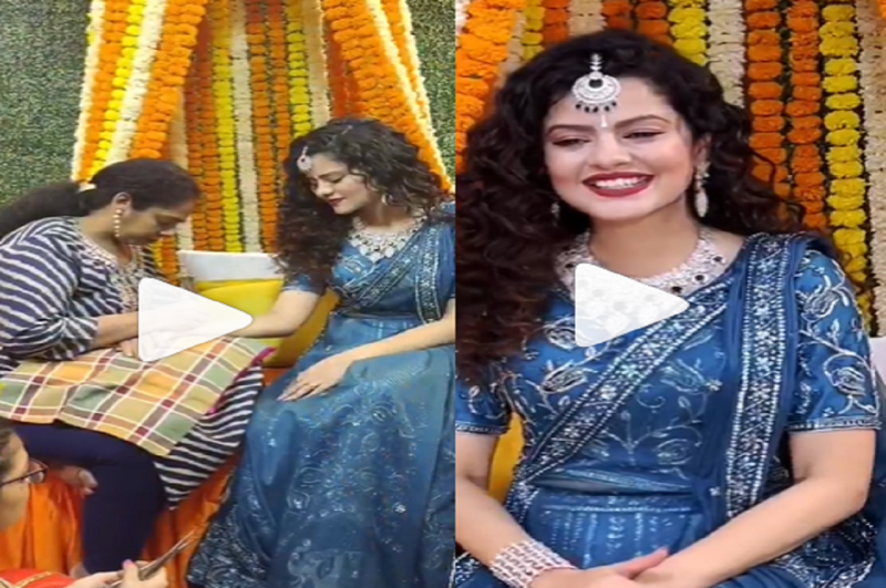 Palak Muchhal Mehandi Video: मेहंदी सेरेमनी में बेहद रेडियेंट दिखीं पलक मुच्छल