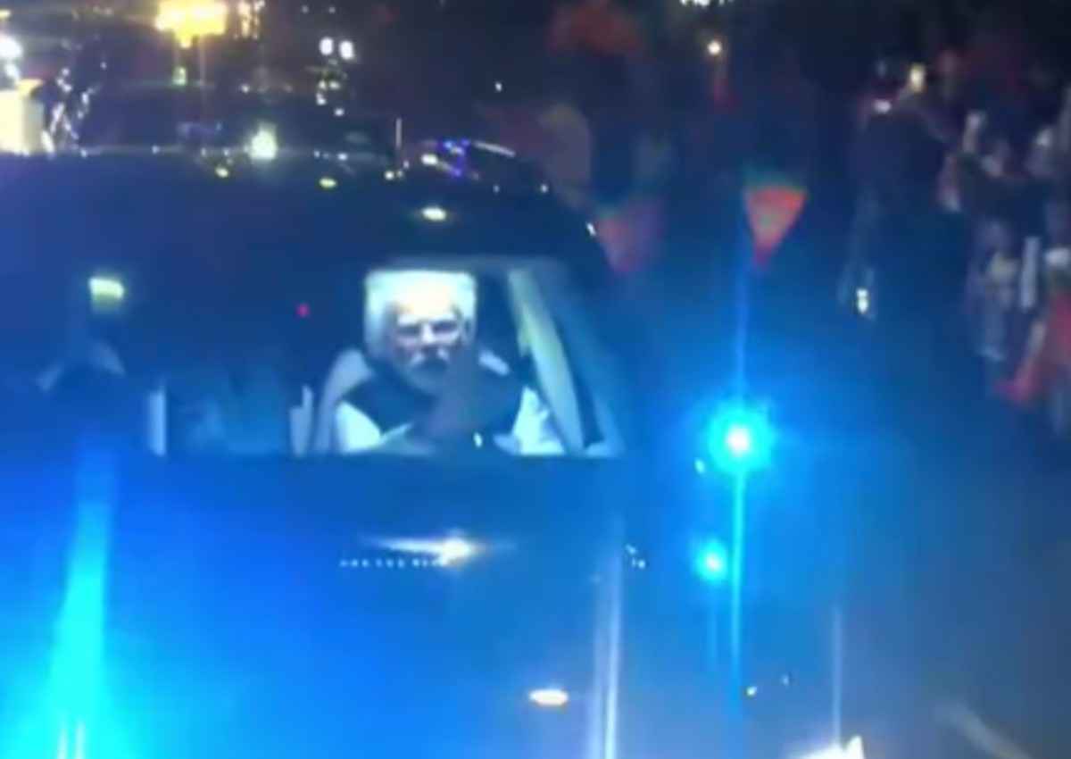 pm modi road show