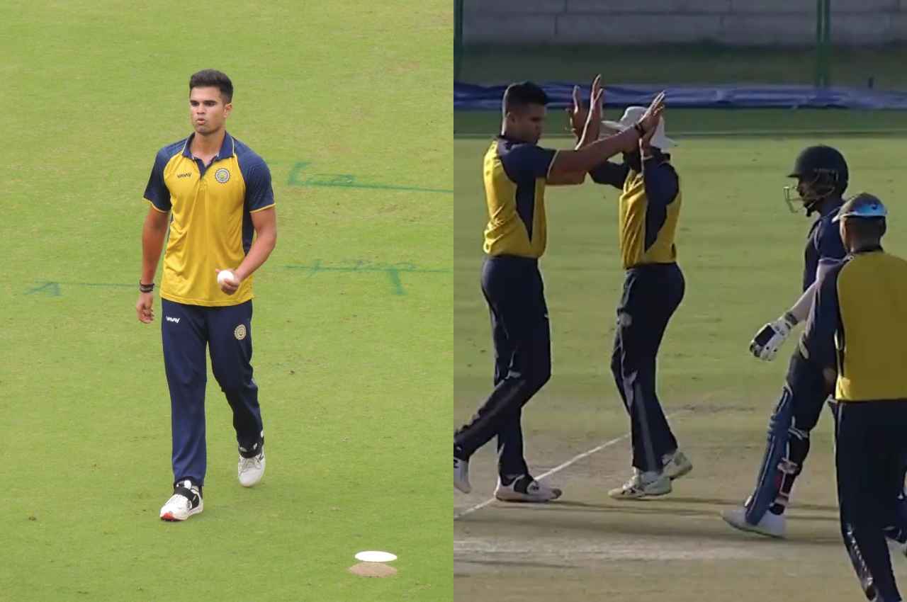 vijay hazare trophy arunachal pradesh vs goa arjun tendulkar
