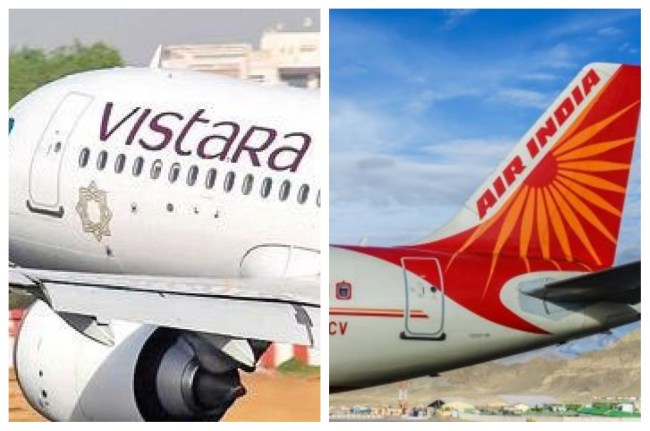 एयर इंडिया और विस्तारा का होगा विलय एयर इंडिया और विस्तारा का होगा विलय