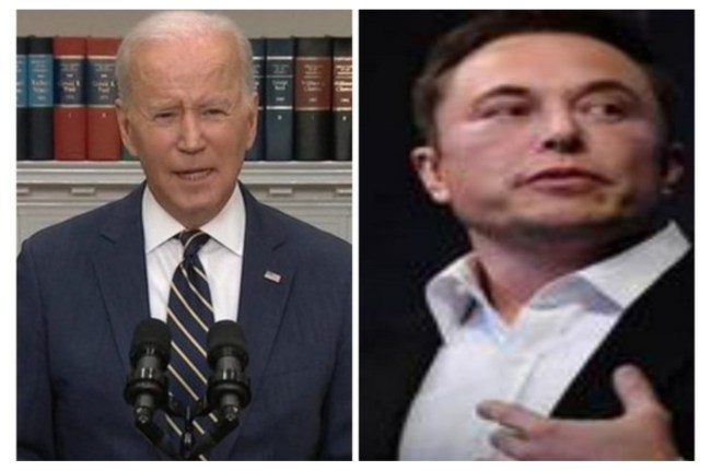 जो बिडेन, एलन मस्क