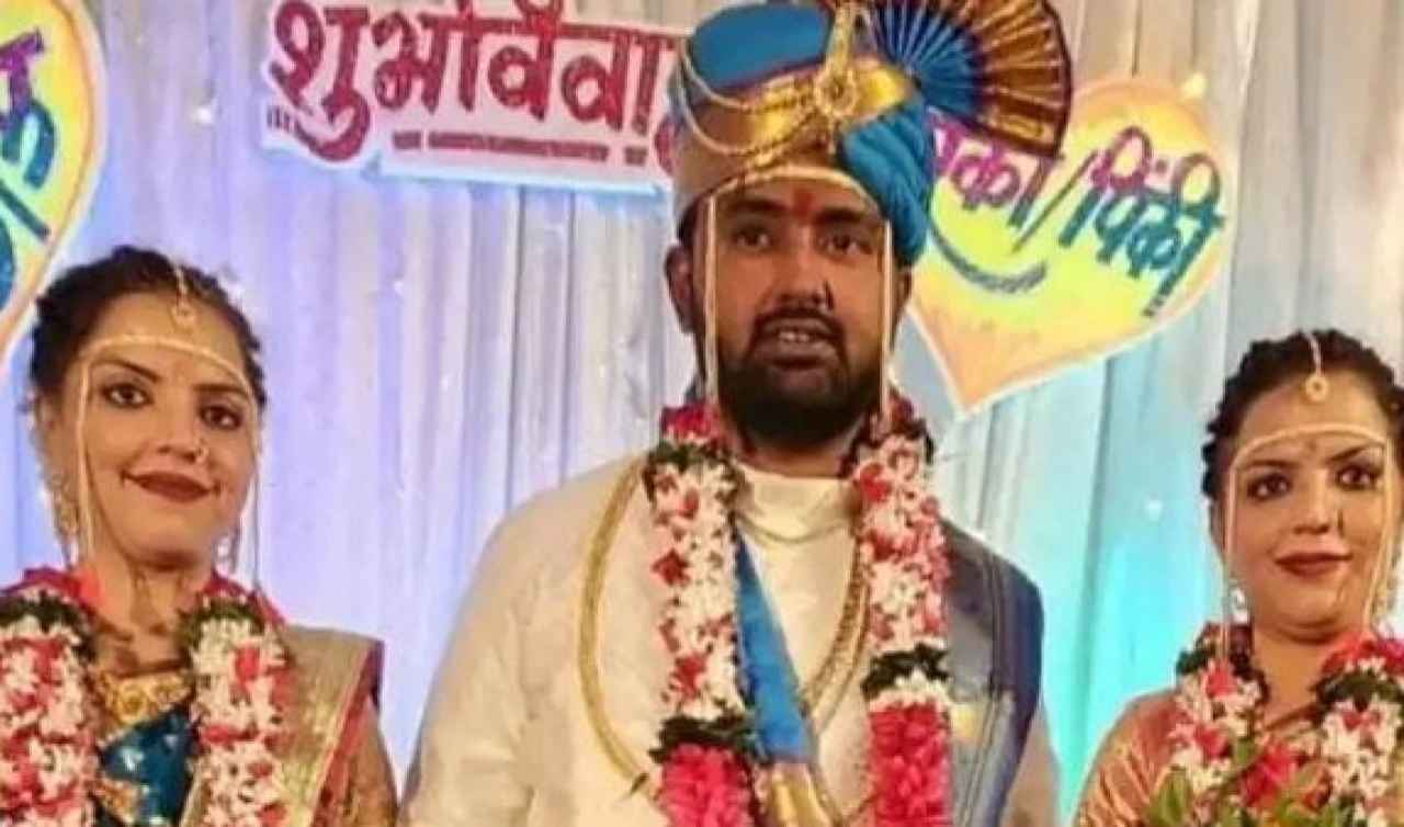 Viral Video: एक दूल्हा, दो दुल्हन, वो भी सगी बहनें, वरमाला के दौरान क्या हुआ? देखें 