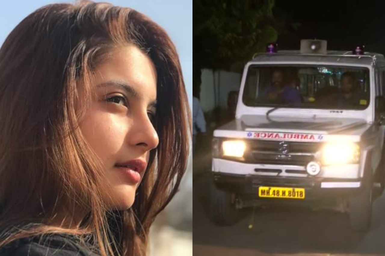अस्पताल से निकलती एंबुलेंस