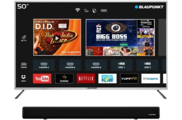 50-inch Smart TV, Blaupunkt 50-inch smart tv