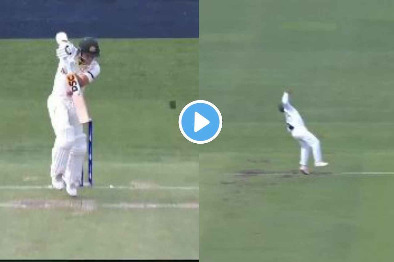 AUS vs SA: रबाडा की उछलती हुई गेंद देख David Warner ने आंखे बंद कर खेला शॉट, जोन्डो ने पकड़ा बेहतरीन कैच, देखें वीडियो