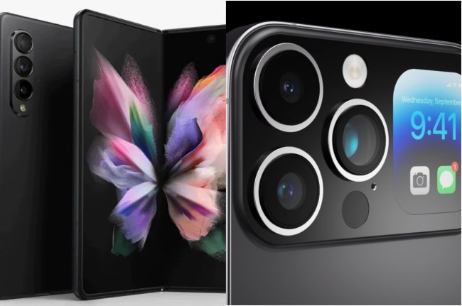 Apple iPhone 15, Samsung Galaxy Z Fold 5