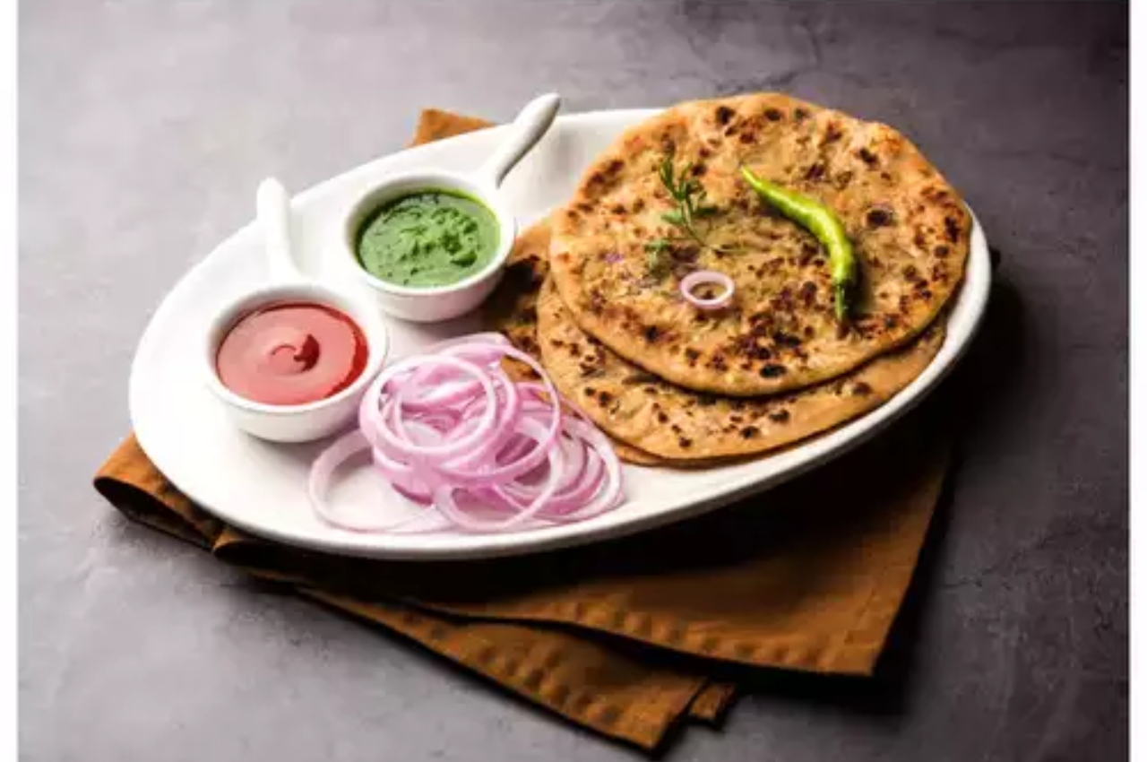 Carrot Paratha, gajar ka paratha