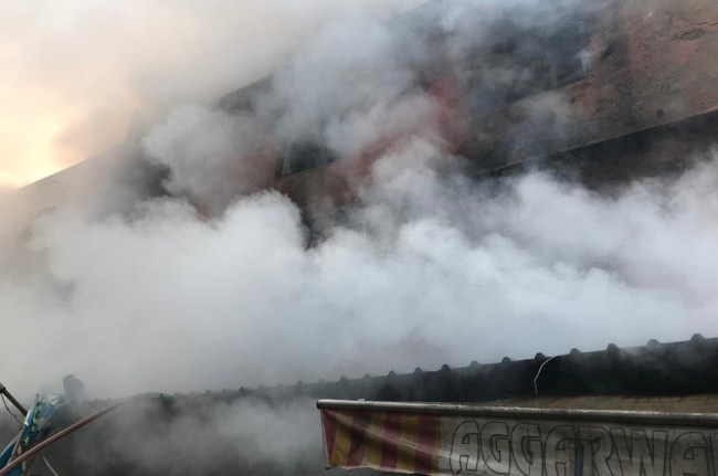 Fire breaks out Fire breaks out