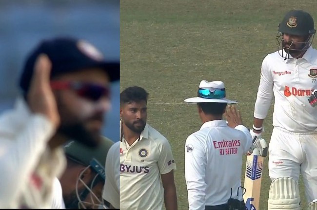 IND vs BAN 1st Test mohammed siraj liton das virat kohli