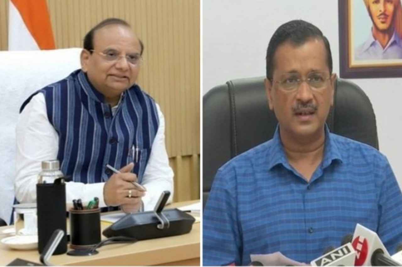 LG VK Saxena CM Kejriwal
