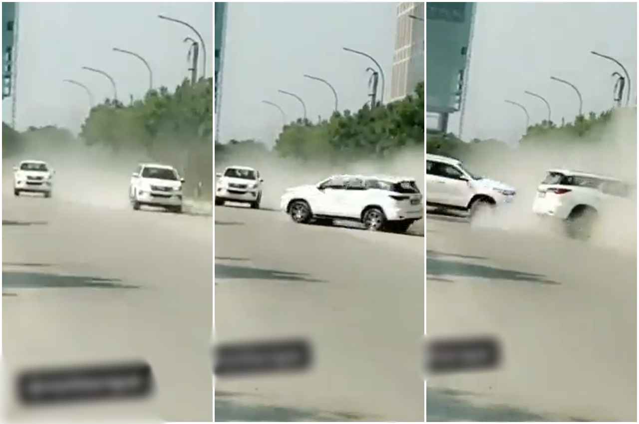 Noida SUV Stunt news