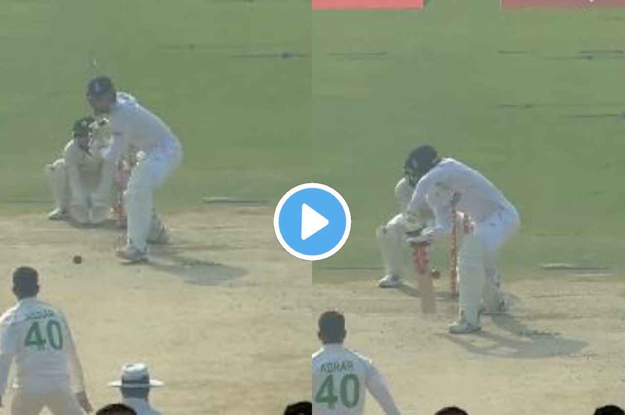 PAK vs ENG: Abrar Ahmed की गेंद ने मचाया गदर, हिल भी नहीं पाया बल्लेबाज और स्टंप में घुस गई बॉल, देखें वीडियो