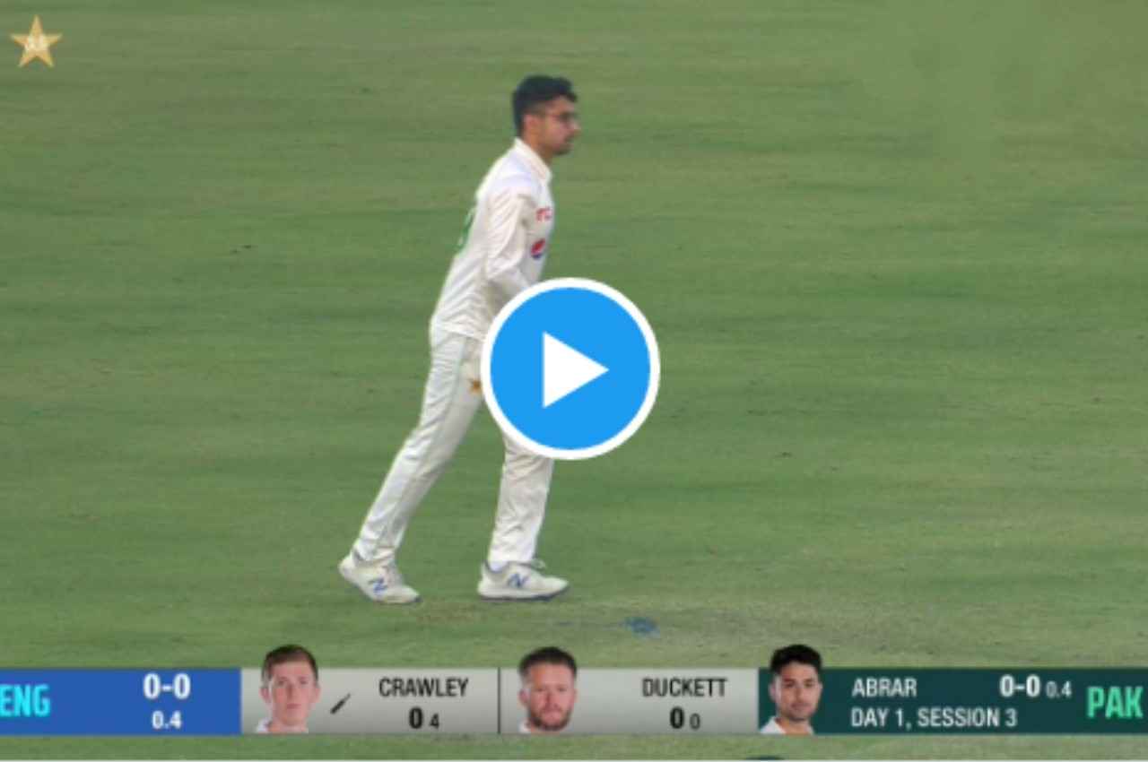 PAK vs ENG 3rd Test Abrar Ahmed Zak Crawley