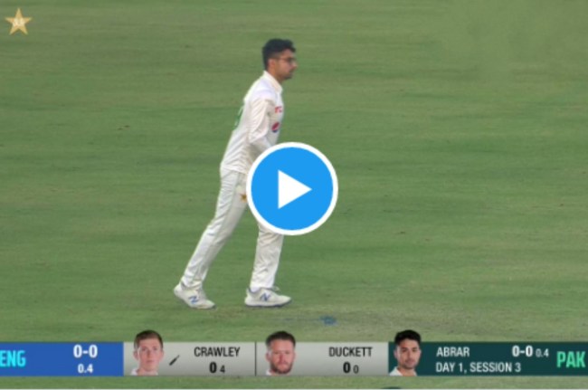 PAK vs ENG 3rd Test Abrar Ahmed Zak Crawley