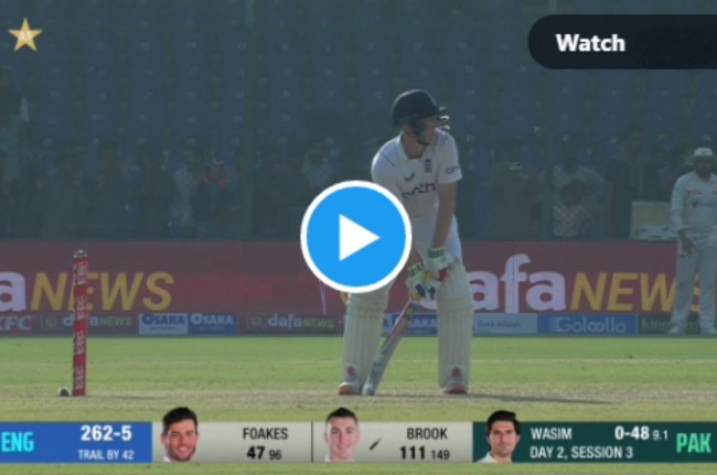 PAK vs ENG 3rd Test mohammad wasim jr harry brook