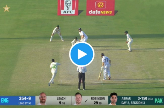 PAK vs ENG 3rd test Ollie Robinson Abrar Ahmed
