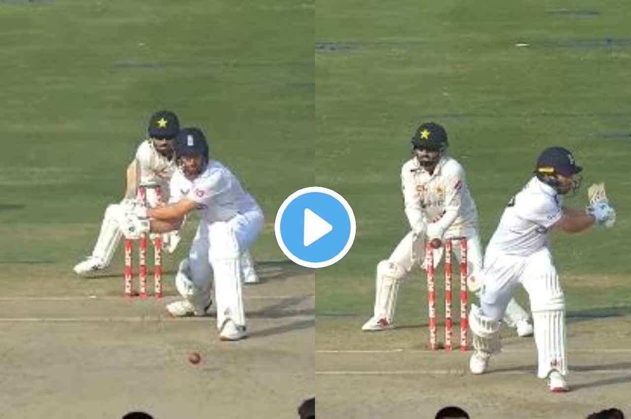 PAK vs ENG Zahid Mahmood Jack Leach