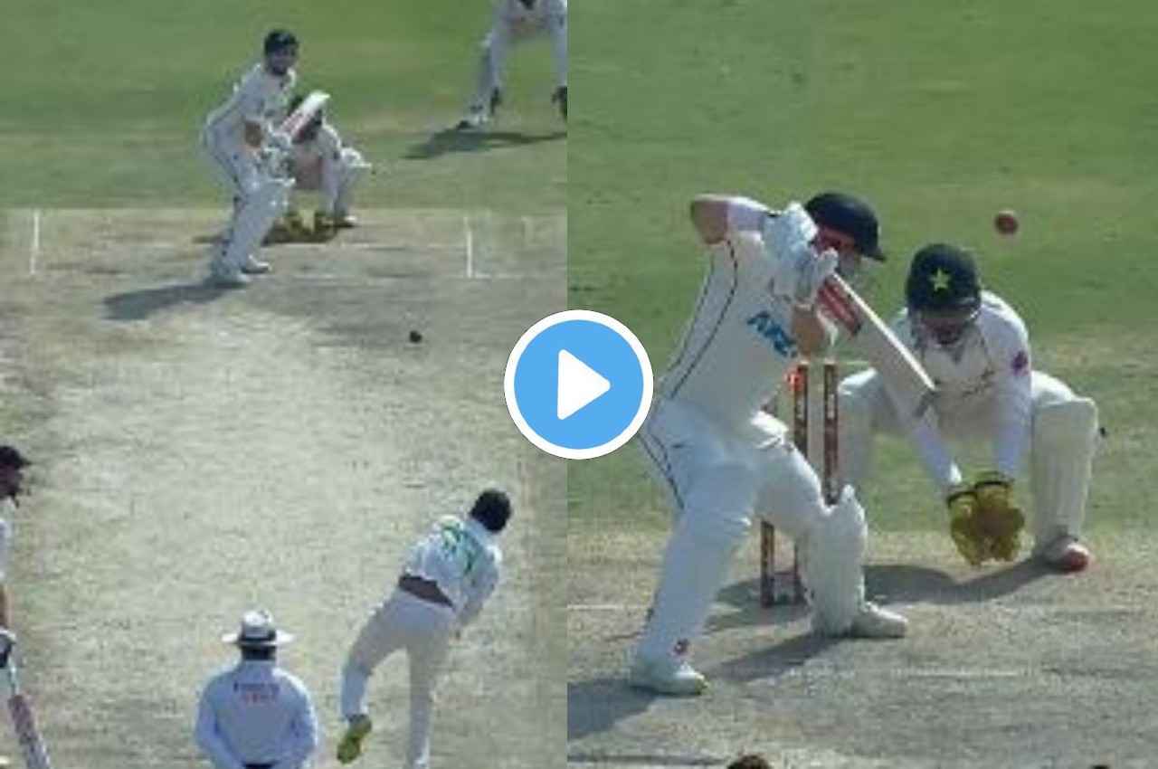 PAK vs NZ: Nauman Ali ने खतरनाक गेंद से किया Henry Nicholls का शिकार, हैरान रह गया बल्लेबाज, देखें वीडियो