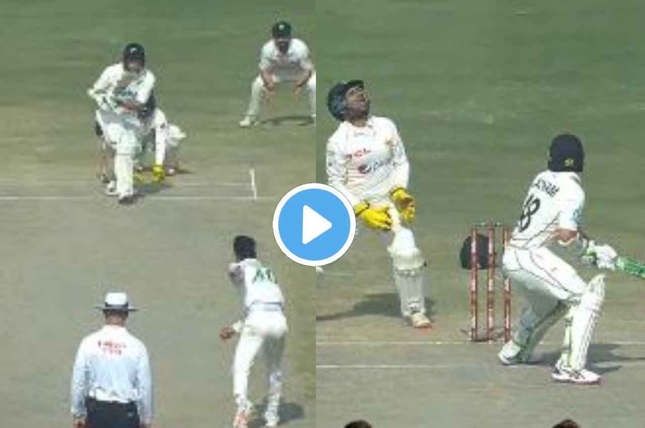 PAK vs NZ: गोल घूमकर रच्नात्मक शॉट खेलने जा रहे थे Tom Latham,अबरार ने जाल में फंसाकर कर दिया आउट, देखें वीडियो