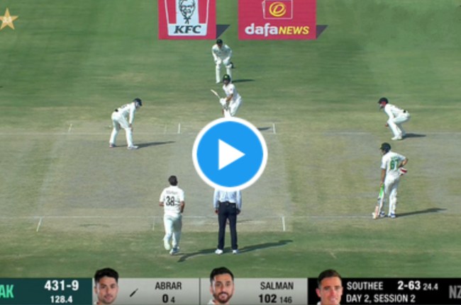 PAK vs NZ abrar ahmed tim southee