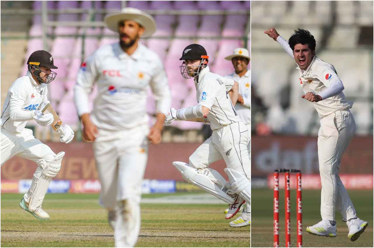 PAK vs NZ: मोहम्मद वसीम ने तोड़ डाली टॉम बंडल-केन विलियमसन की जोड़ी, घातक गेंदबाजी से उड़ाए होश