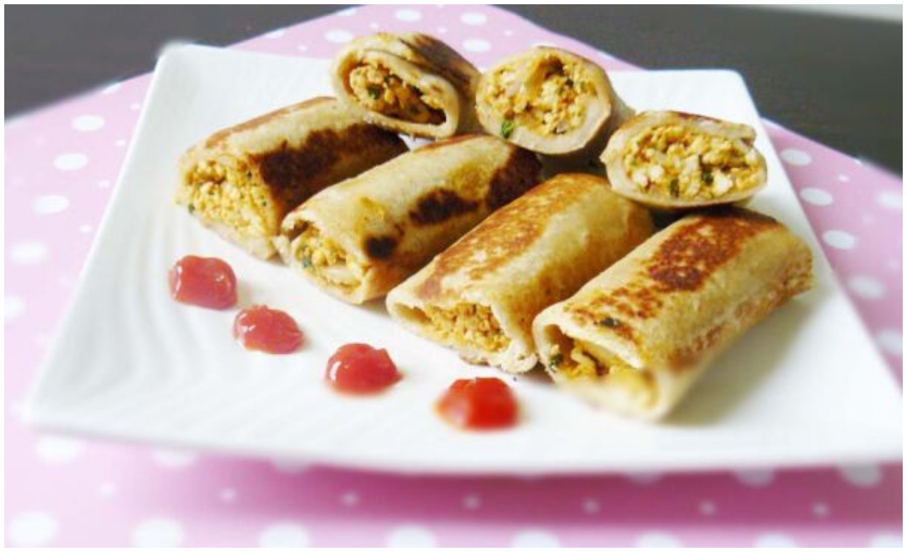 Paneer Bread Roll, Paneer Bread Roll Recipe in Hindi