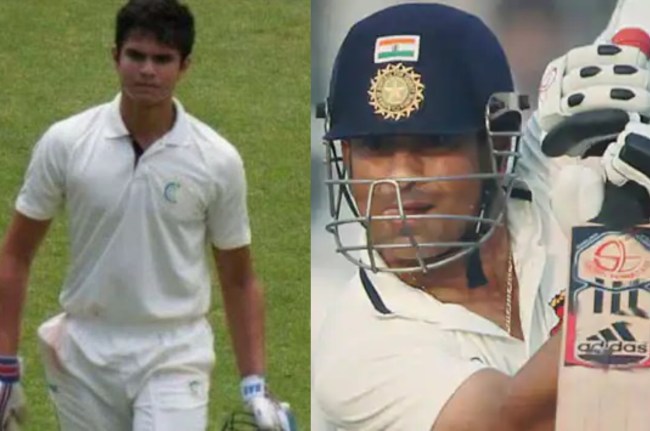 Arjun Tendulkar Sachin Tendulkar